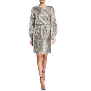 JULIA JORDAN LONG SLEEVE SEQUIN DRESS
